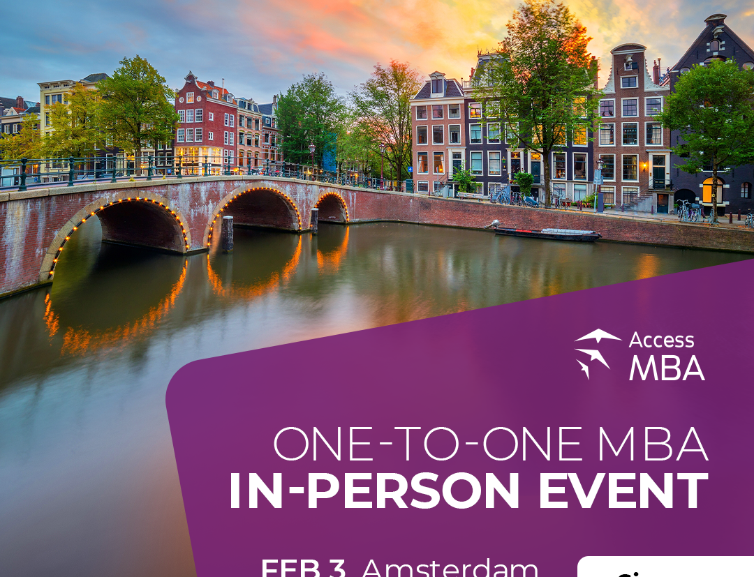 Boost your Career with an MBA! Join Access MBA in Amsterdam, 3 February